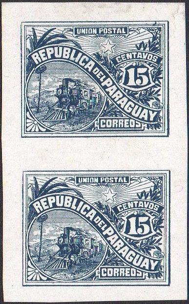 Paraguay 1886 Official First Printing feature